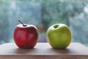 Ausmisten Minimalismus Äpfel
